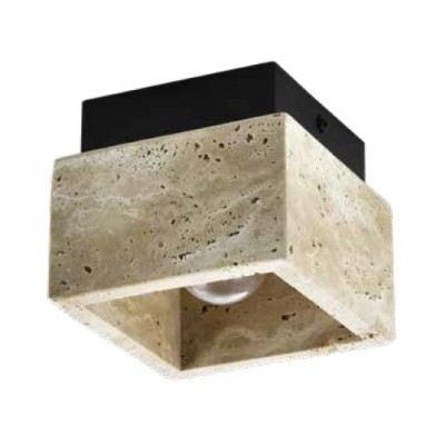 Φωτιστικό με ντουί Ε27 από Μάρμαρο Τραβερτίνη 42047